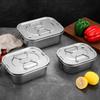 304 Stainless Steel Picnic Box Compartmental Food Storage Box Camping Lunch Box  Worker