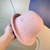 New Elegant Curling Top Hat Women's Foldable Basin Hat Bucket Hat Autumn and Winter Warm Hat