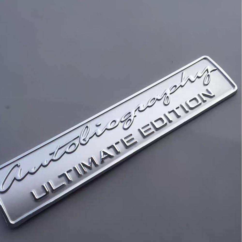 Автобиография SPORT ULTIMATE EDITION Значок Эмблема автомобиля для R-ange-R-over E-voque D-EFENDER D-iscovery Styling Наклейка с логотипом на багажник