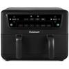 Friteuse sans huile CUISINART - Airfryer AFD10OBLE - Capacité 10,4L - Double cuves - Noir - 2400W
