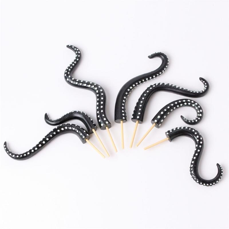 Artificial Octopuses Tentacles Garden Decors Resin Unique Plant Support Stakes for Potted Plant