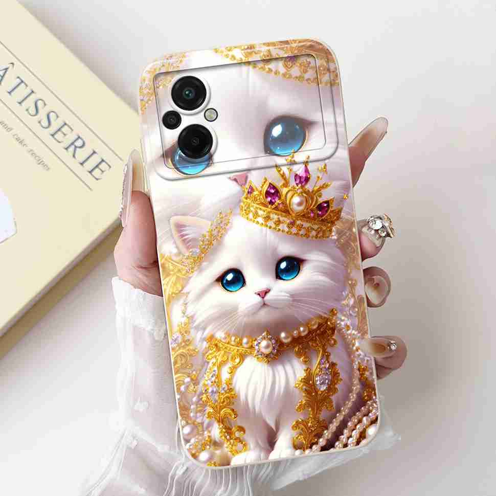 Для Xiaomi Poco M5 4G Чехол Модный Рисунок Цветок Мягкий Силикон Задняя Крышка Для Xiaomi PocoM5 POCO M5 4G Ударопрочные Чехлы для Телефона