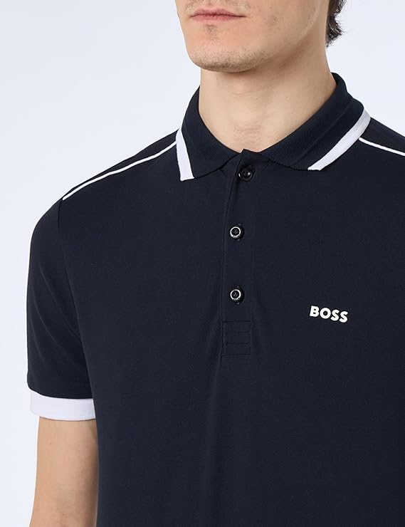 Koszulka Polo męska Boss Paddy 1 granatowa regular fit granatowa (50512995-402)