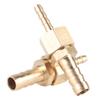 2pcs 4  8mm Brass Fitting Hose Barb Tail Reducer Reducing Plug Connector