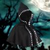 Хэллоуин Плащ Карнавалы Костюм Роли Игра Короткий Переодевание Мрачный Капюшон