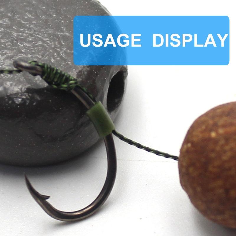 30 шт. крючки для карпа из высокоуглеродистой стали с покрытием, рыболовный крючок для карпа, широкий зев с микрозазубринами, матовый черный крючок Yn для грубого карпа