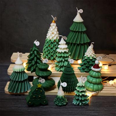 3D Рождественская серия Силиконовая форма DIY Дед Мороз Ароматное мыло Свечи Материалы для изготовления Инструменты Рождественский фестиваль Декор Подарки