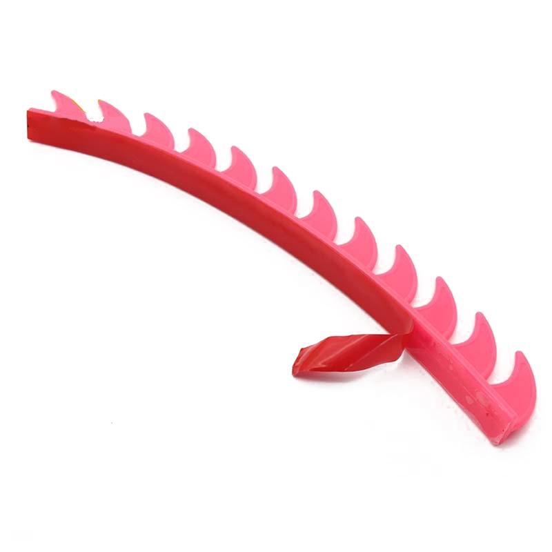 Резина для скутера, мотоцикла, мотокросса, шлема, ирокеза, шипов, мотоциклетных шлемов, наклейка на ирокез 6 цветов, светоотражающая