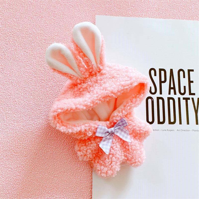 Doll Clothes for 17cm Labubu Dolls Cute Mini Plush Doll's Outfit Accessories Jumpsuit Hoodie Crawling Clothes DIY Fans Girl Gift