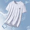 Футболка Ice Silk, мужская, большого размера, летняя, тонкая, быстросохнущая, с круглым вырезом, короткими рукавами, камуфляжная, спортивная, с короткими рукавами