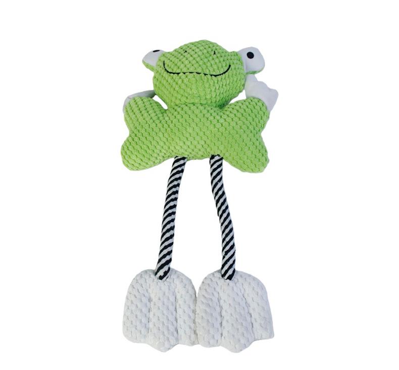 Плюшевая игрушка для прорезывания зубов для собак, устойчивая к укусам, со звуком, для самостоятельной игры и снятия скуки