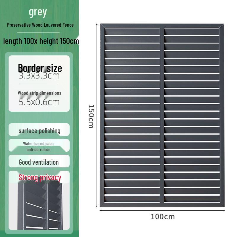 Outdoor Wooden Fence Lattice: Anti-Corrosion Courtyard Rail, Balcony Decor, Climbing Trellis Screen Partition.