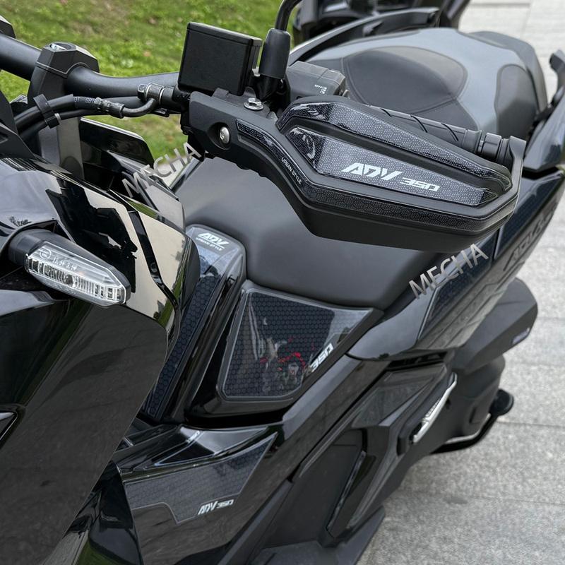 2023 adv350 stickers Motorcycle 3D Resin Epoxy Sticker Protection Kit Tank Pad Anti Scratch Decal For ADV 350 2022-2025