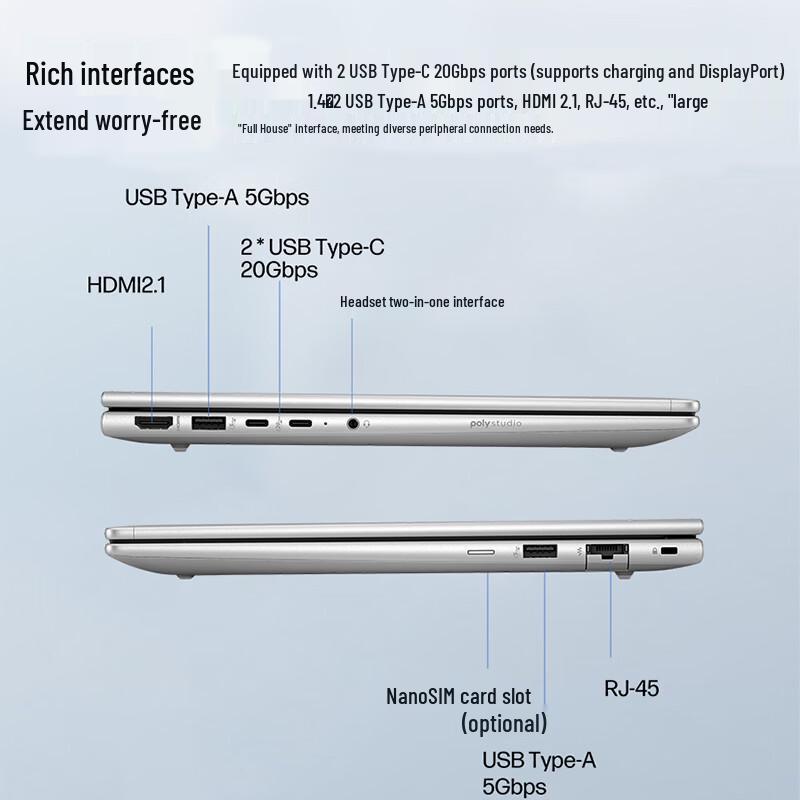 HP Probook 14-inch AI Business Laptop (CN version)