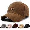 Bow Baseball Cap Women Autumn Winter Cap Outdoor Warm Cap