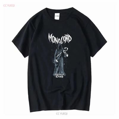 Винтажная футболка группы Monolord Death Men Черная Все Размеры FF1310 винтажная Стильная Повседневный Топ