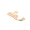 False Jewelry Gold Metal Ring Nail Fashion Rings Women Silver