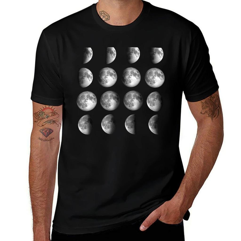 Футболка Carmilla Moon Cycle Простая Модная Повседневная Футболка