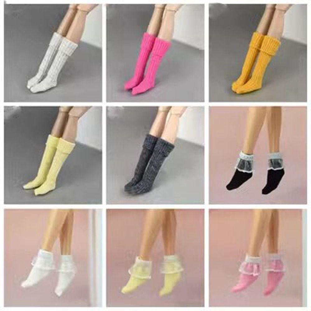 Fashion Long Doll Socks Handmade Short Socks New DIY Toys 1/6 BJD Doll