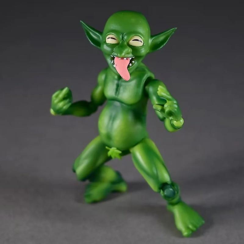 New 10cm Green Goblin Articulated Action Figure Anime Model Statue Collection Desktop Decoration Ornament Model Toy Boys Gift