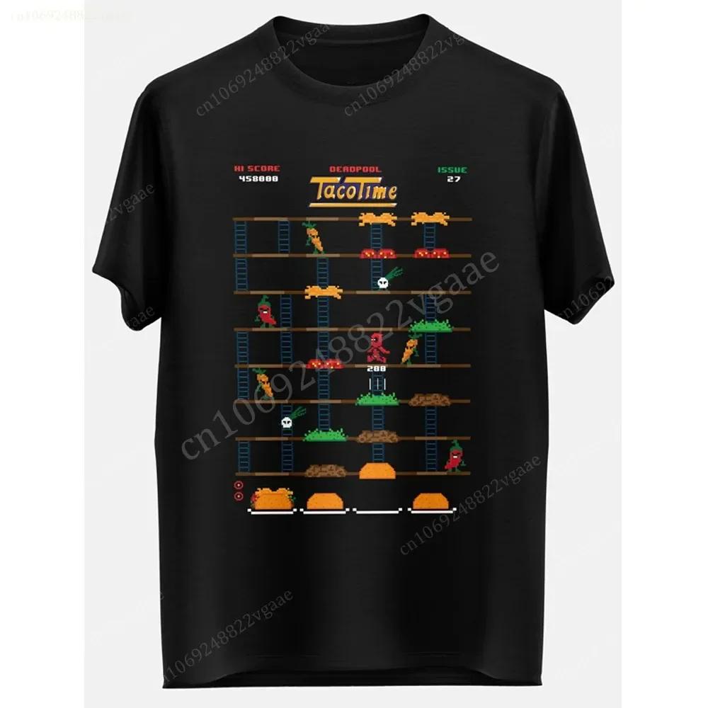 2025 New Deadpool T-Shirt X-Men Anime Graphic Print One-Piece Baseball Jacket Men's Casual Fall/Winter Top