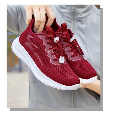 Повседневная обувь Женская весенняя летающая плетеная обувь Повседневная удобная одинарная обувь Обувь для мам Дышащая спортивная обувь для детей