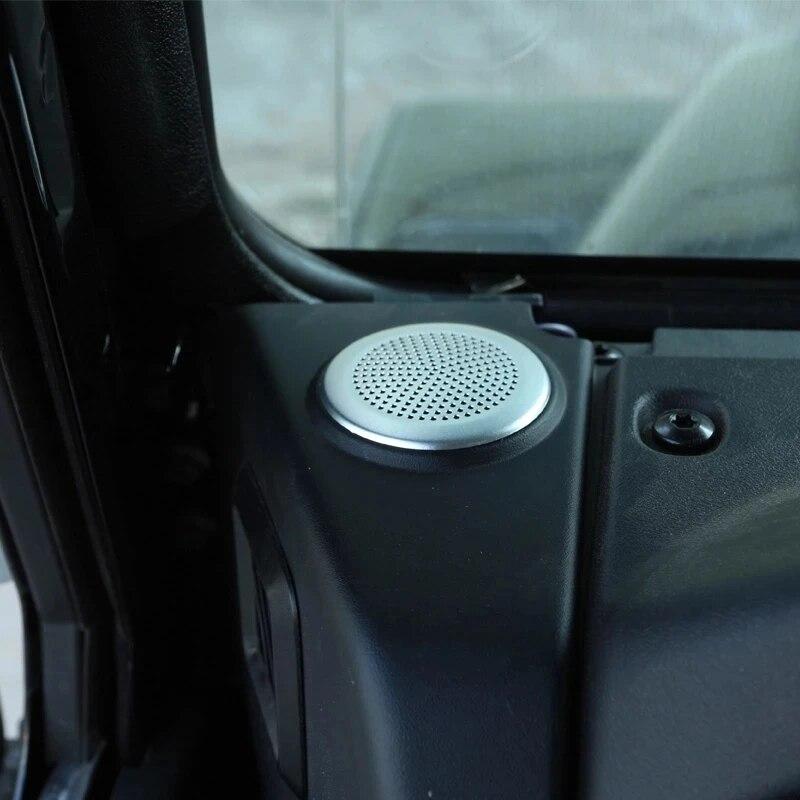 Алюминиевый сплав, автомобильный Стайлинг, сетка для динамика приборной панели, твитер, сетчатая накладка, подходит для Jaguar XE XF 2015-автомобильные аксессуары