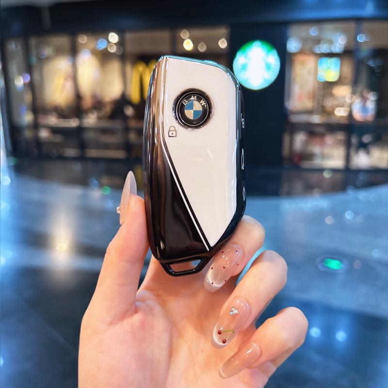 Премиальные чехлы для ключей: Совместимо с брелоками для BMW X5, 5 серии, X7, XM, X1, 7 серии, I5, IX, MX.