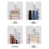 5pcs Five-Layer Pants Rack Stainless Steel Trouser Rack Multi-Layer Hanger  Wardrobe Organization
