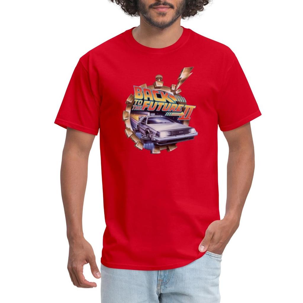 Back To The Future 2 Logo Delorean Time Machine Men's T-Shirt Unisex T-Shirt