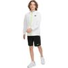 Nike Однотонная толстовка с капюшоном на молнии с логотипом, детские куртки белого цвета FB2017-100