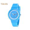 Candy Color Women Watch Round Dial Silicone Strap Quartz Movement Ladies Girls Casual Wristwatch Fashion Jewelry Birthday Gift