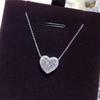 New Eternity Love Necklace for Women Luxury Inlaid Brilliant Cubic Zirconia 2022 Engagement Wedding Trendy Jewelry