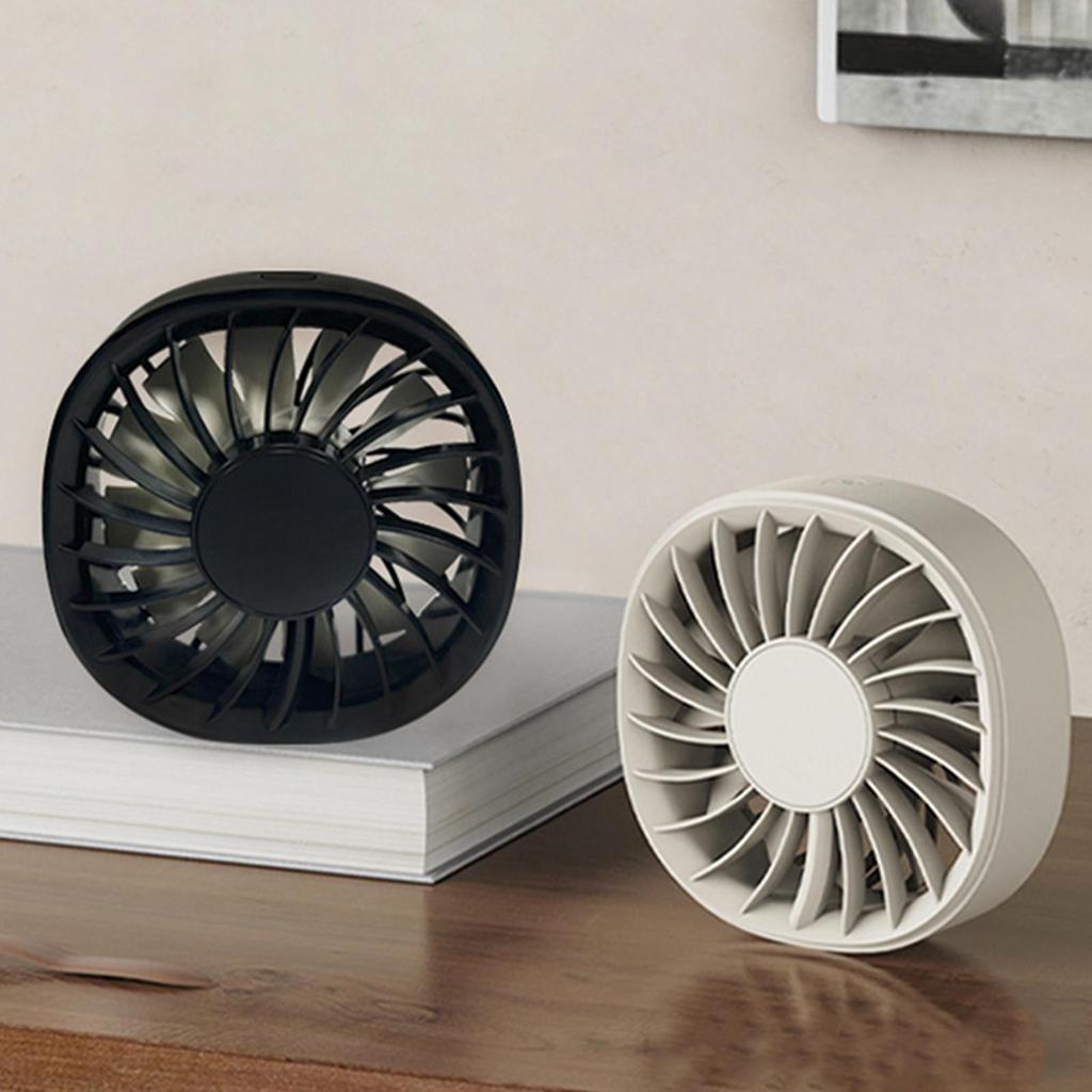 Portable Small Fan 3 Speed Adjustable Strong Wind,Car Fan for Vent Clip on Sturdy Auto Air Circulator for Truck SUV Sedan Device
