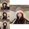 Womens Knitted Cap For Fall And Winter Thermal Protection With Windproof Breathable Material