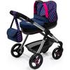 Doll Stroller - NC - Reig Stule Pram - Navy Blue - 63 Cm - From 3 Years