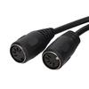 High Accuracy DIN 5 Pin Male to 2 DIN 5 Pin Female Cable Y Splitter Cable  Audio Signal Routing