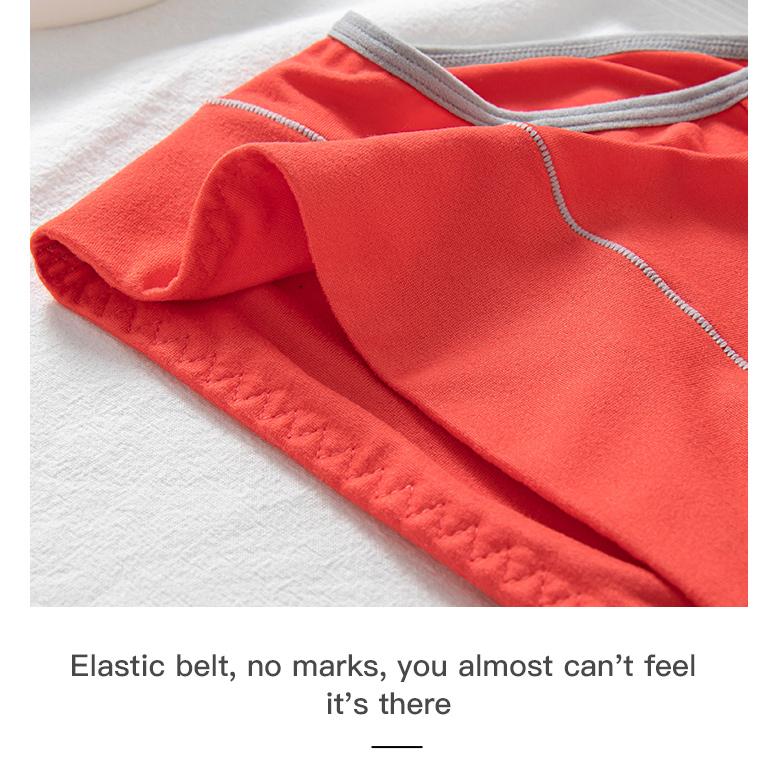 Plus Size Women's Panties Solid Colour Simple Cotton Middle Waist Trousers Lift Hips and Tighten Waist Underwear Briefs