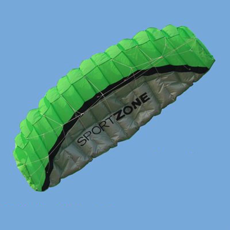 Outdoor Fun Sports Power Dual Line Stunt Parachute Beach Sport Kite for Beginner Adult Toy