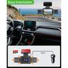 3 Channel Dash Cam Video Recorder Three Lens Car Camera with Rear View DVR 24H Parking Monitor Black Box car accessories