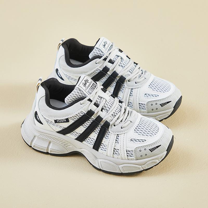 Повседневные сетчатые кроссовки для женщин, кроссовки для бега, удобные кроссовки для папы, женские дышащие кроссовки на толстой платформе со шнуровкой для работы, теннисные кроссовки