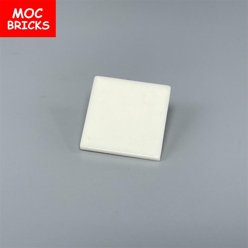 10pcs/lot MOC Blocks Road Sign Clip-on 2 x 2 Square Fit Featuring 30258 15210 Construction Bricks Parts Learning Dolls Children's Playthings