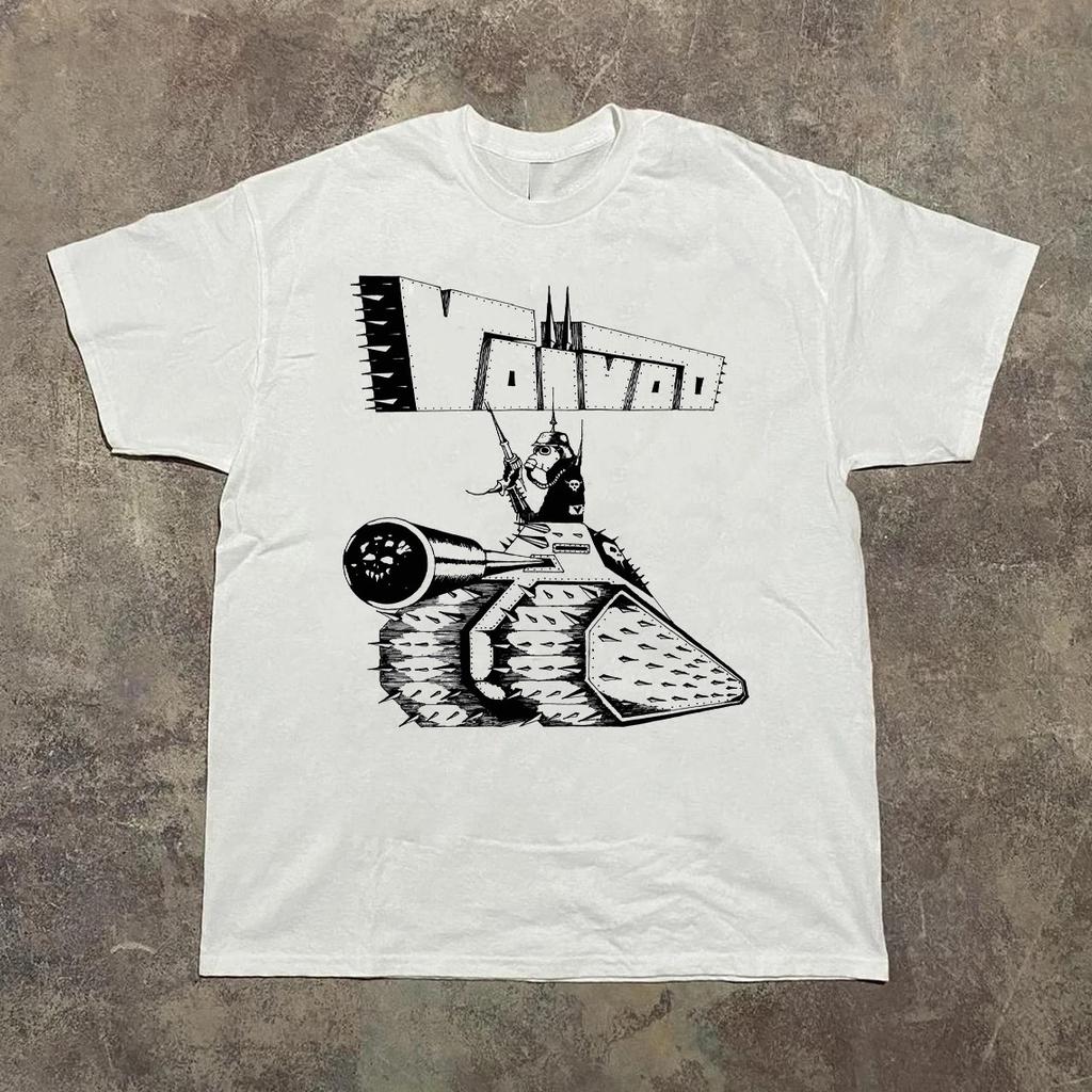 Voivod Band White Cotton T-shirt Full size S-5XL Unisex OM814
