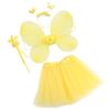 Косплей Крылья Ангела Детские Крылья Бабочки Костюм Милые Крылья Феи Костюм Этап Преображения Хэллоуин Рождество Вечеринка Подарок на День Рождения Желтый