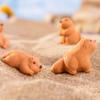 Micro Landscape Mini Figurines Landscaping Groundhog Simulation Wildlife Resin Crafts Small Accessories Tabletop Ornament