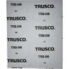 TRUSCO Waterproof Abrasive Cloth Sheet 230X280mm #240 (50 Pieces) TTKS-240