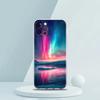 Для iPhone 15 16 14 13 12 mini 11 Pro Max XS X XR SE 7 8 Plus Силиконовый прозрачный чехол Красивое северное сияние Роскошный чехол для телефона