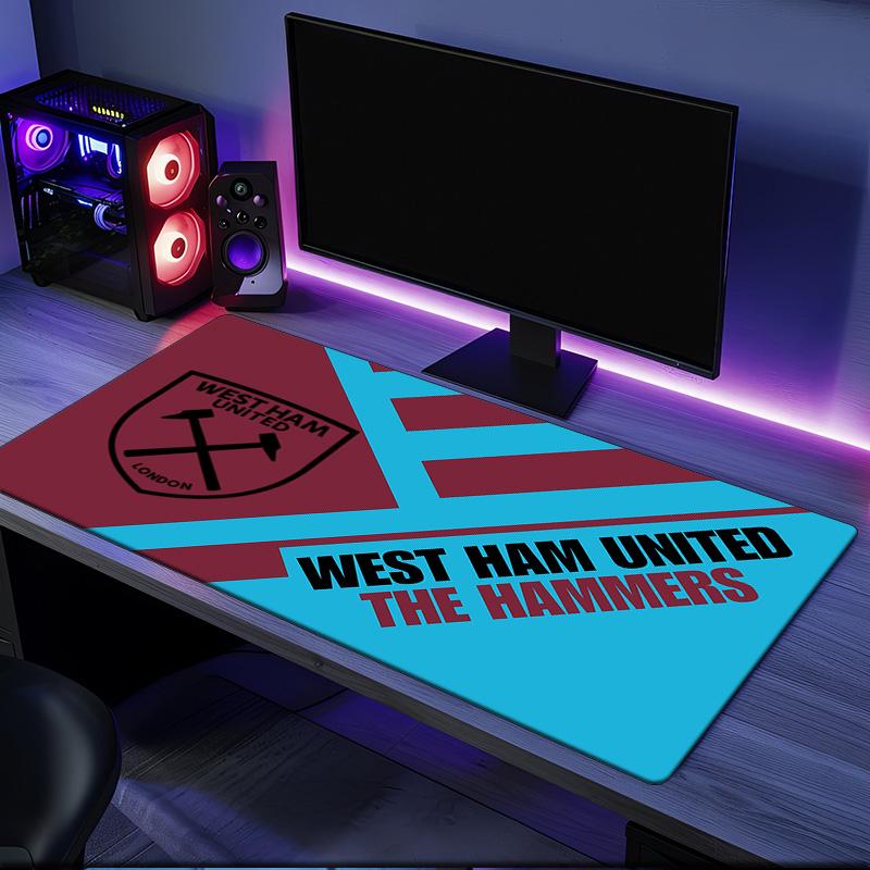 West FC United Crest Mouse Pad, Rubber Base, Mouse Pad for Gamers and Office Use, Gaming Desk , Easy To Clean Mat Christmas fan gifts