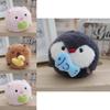 Whimsical Penguin Plush Toy Keychain Soft Fluffy Bag Charm Perfect For Kids And Gifts