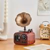 Retro Phonograph Music Box, Retro Phonograph Design, for Living Room, Bedroom, Desktop, Desk, Shelf Home Decoration